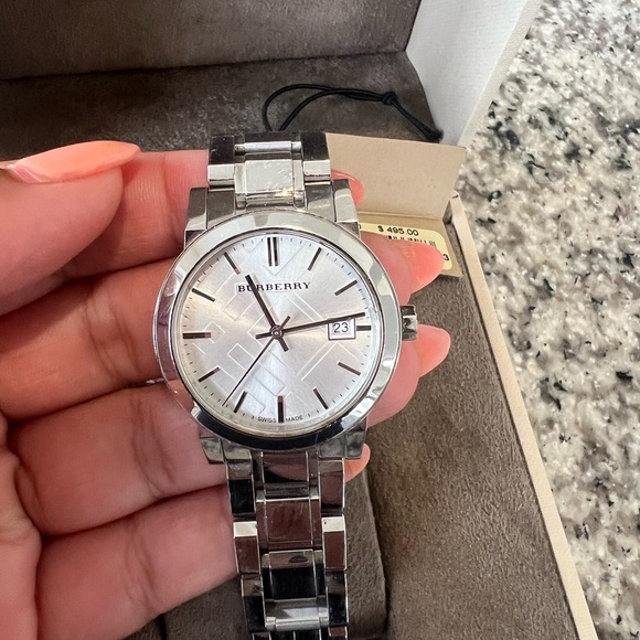 Burberry Silver-Tone BU9100 Watch - Picture 1 of 7